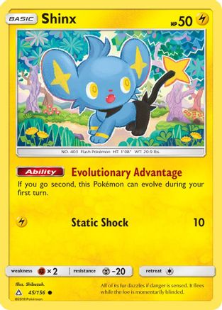 Shinx (45) Reverse Holofoil - Ultra Prism