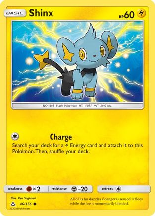 Shinx (46) Reverse Holofoil - Ultra Prism