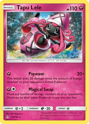 Tapu Lele (94) Reverse Holofoil - Ultra Prism