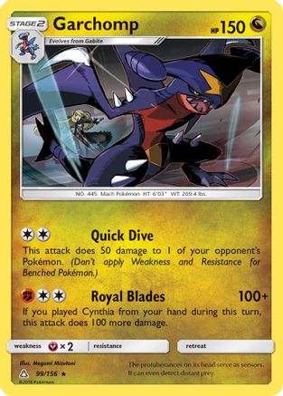 Garchomp (99) Reverse Holofoil - Ultra Prism