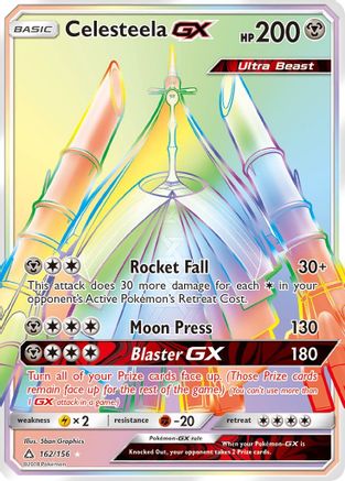 Celesteela GX (Secret Rare) (162) Holofoil - Ultra Prism