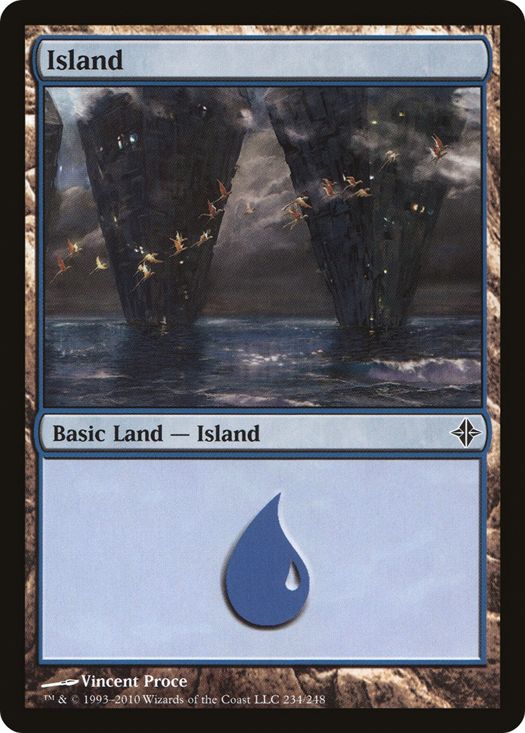 Island (234) Foil - Rise of the Eldrazi