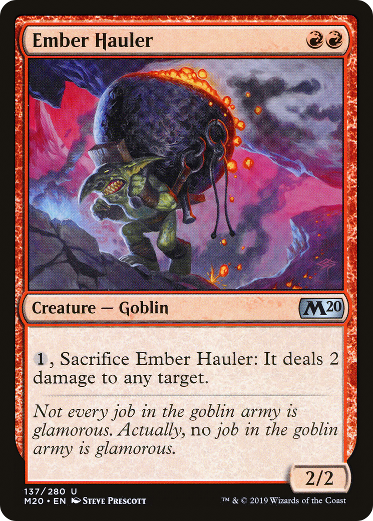 Ember Hauler (137) Foil - Core Set 2020