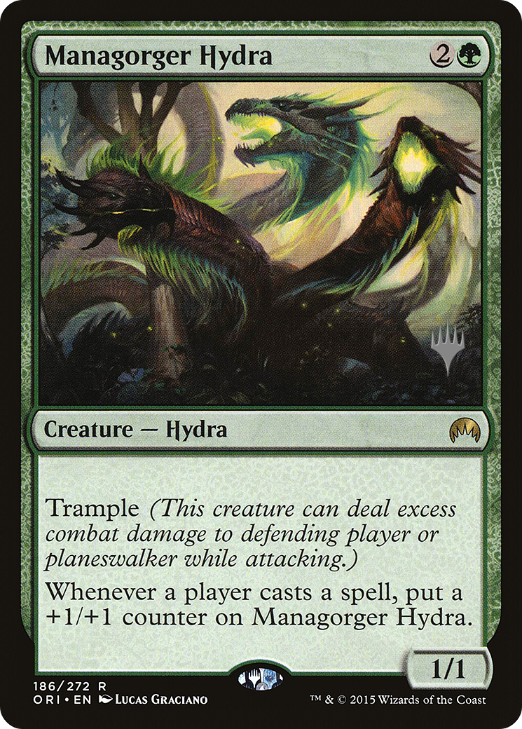 Managorger Hydra (186p) Foil - Magic Origins Promos