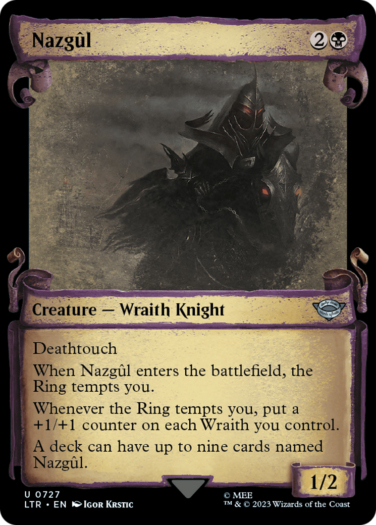 Nazgûl (Showcase) (727) Foil - The Lord of the Rings: Tales of Middle-earth