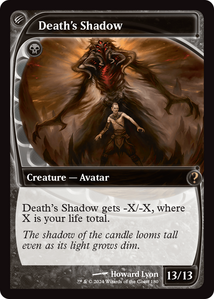 Death's Shadow (Future Sight) (180) Foil - Mystery Booster 2