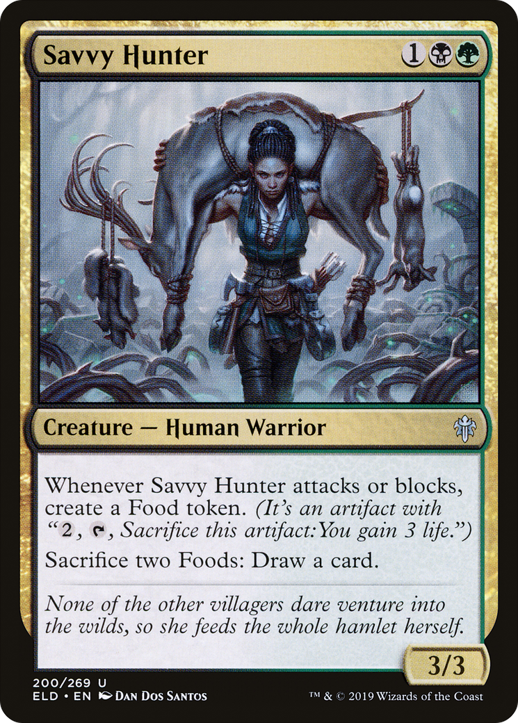Savvy Hunter (200) Foil - Throne of Eldraine