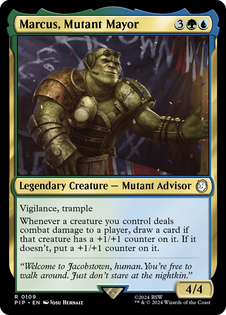 Marcus, Mutant Mayor (109) Foil - Fallout