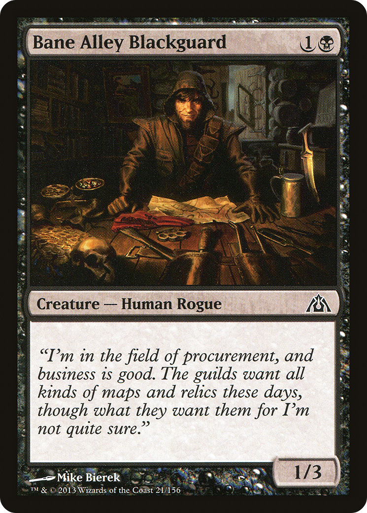 Bane Alley Blackguard (021) Foil - Dragon's Maze