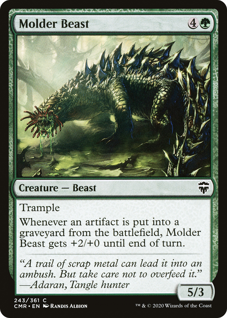 Molder Beast (243) Foil - Commander Legends