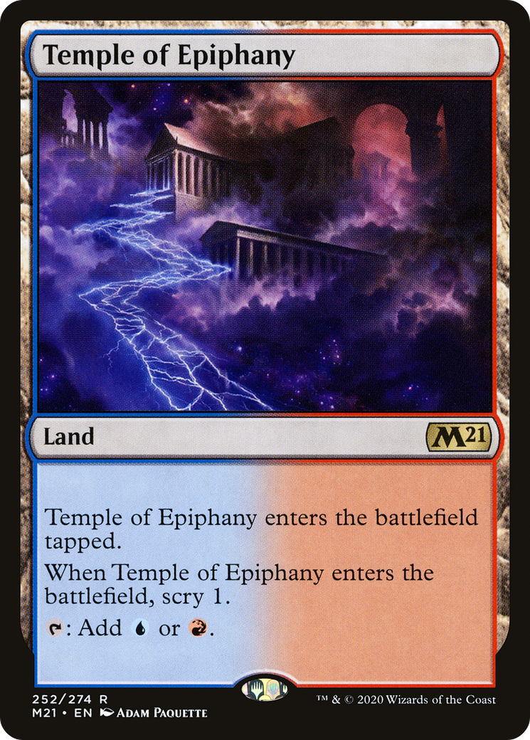 Temple of Epiphany (252) Foil - Core Set 2021