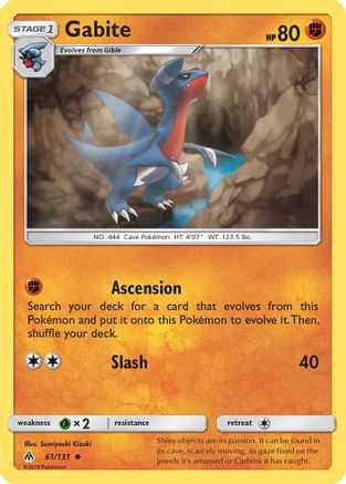 Gabite (61) Reverse Holofoil - Forbidden Light