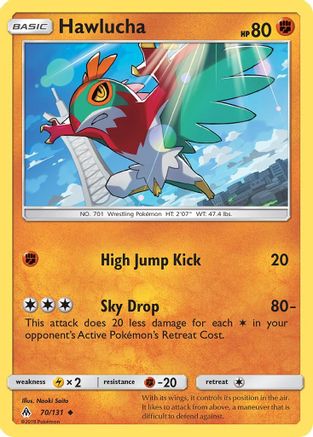 Hawlucha (70) Reverse Holofoil - Forbidden Light