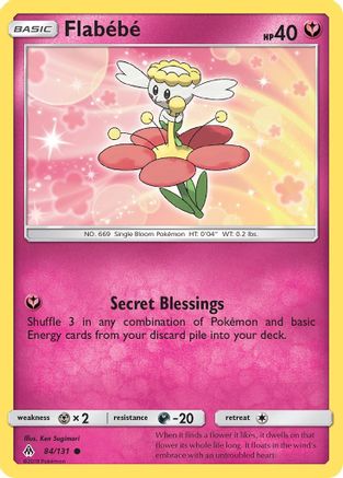 Flabebe (84) Reverse Holofoil - Forbidden Light
