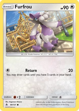 Furfrou (99) Reverse Holofoil - Forbidden Light