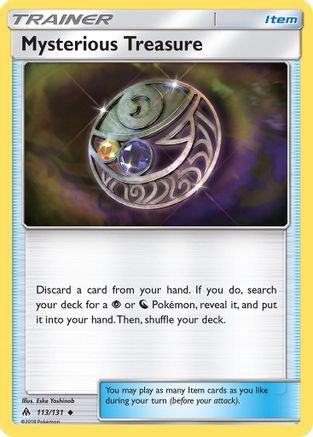 Mysterious Treasure (113) Reverse Holofoil - Forbidden Light