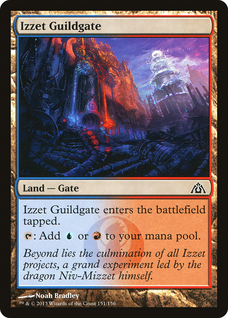 Izzet Guildgate (151) Foil - Dragon's Maze