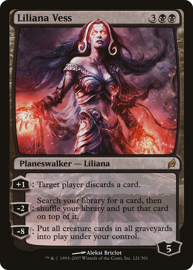 Liliana Vess (121) Foil - Lorwyn
