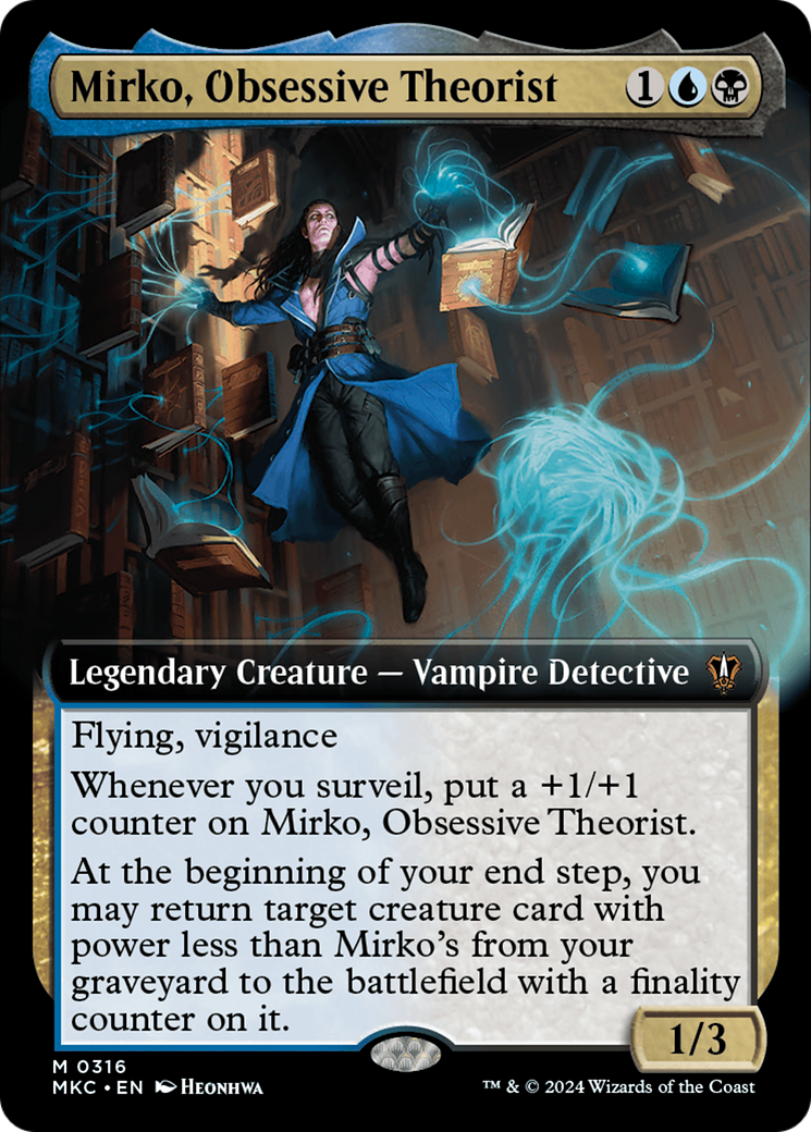 Mirko, Obsessive Theorist (Extended Art) (316) - Murders at Karlov Manor Commander