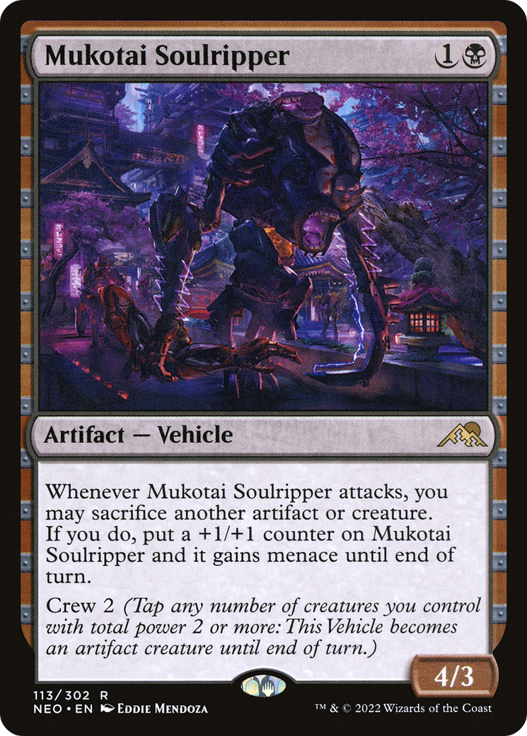 Mukotai Soulripper (113) Foil - Kamigawa: Neon Dynasty