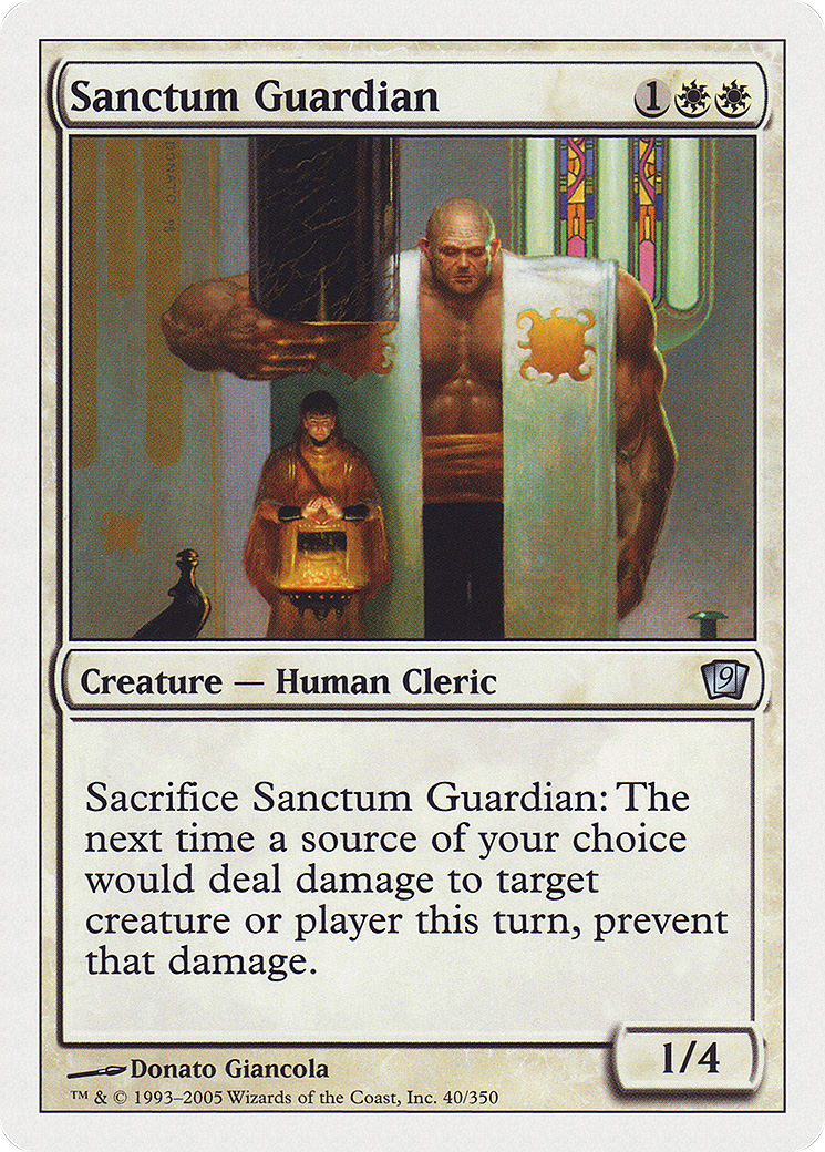 Sanctum Guardian (040) Foil - Ninth Edition