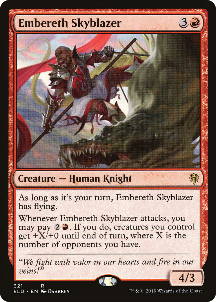 Embereth Skyblazer (321) - Throne of Eldraine