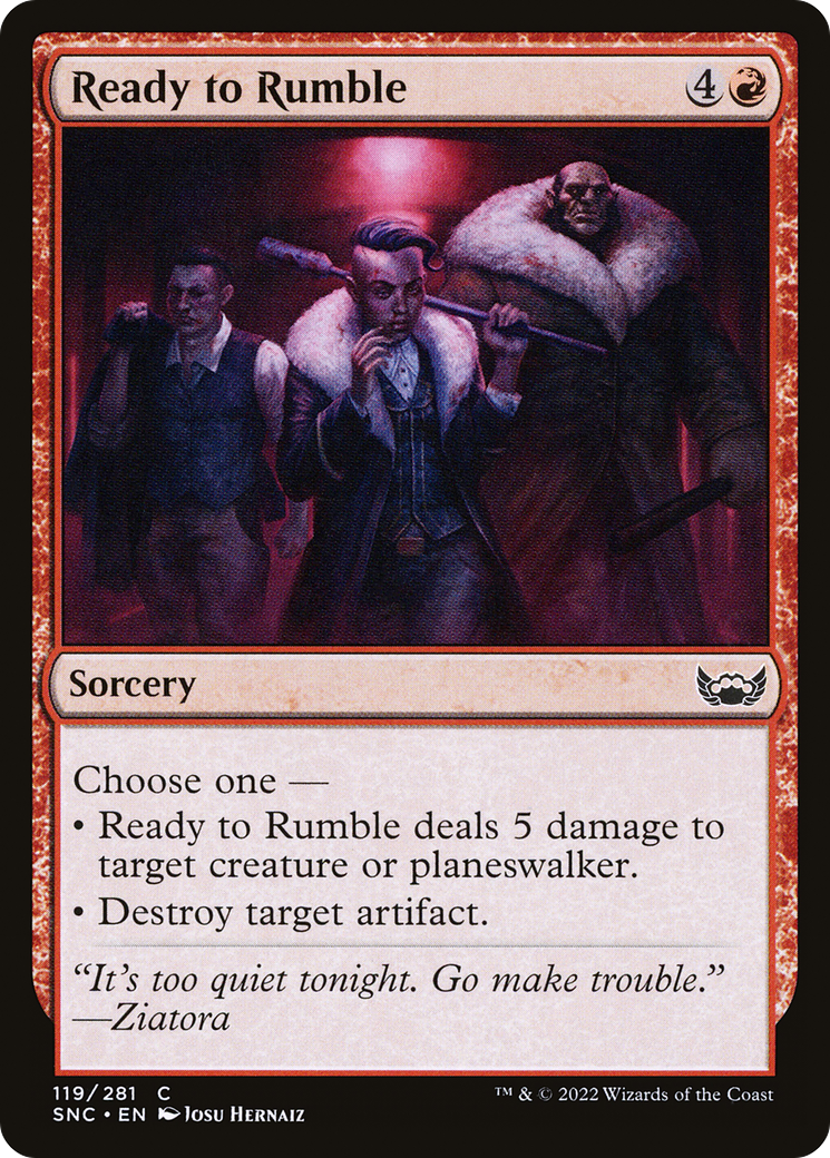 Ready to Rumble (119) Foil - Streets of New Capenna