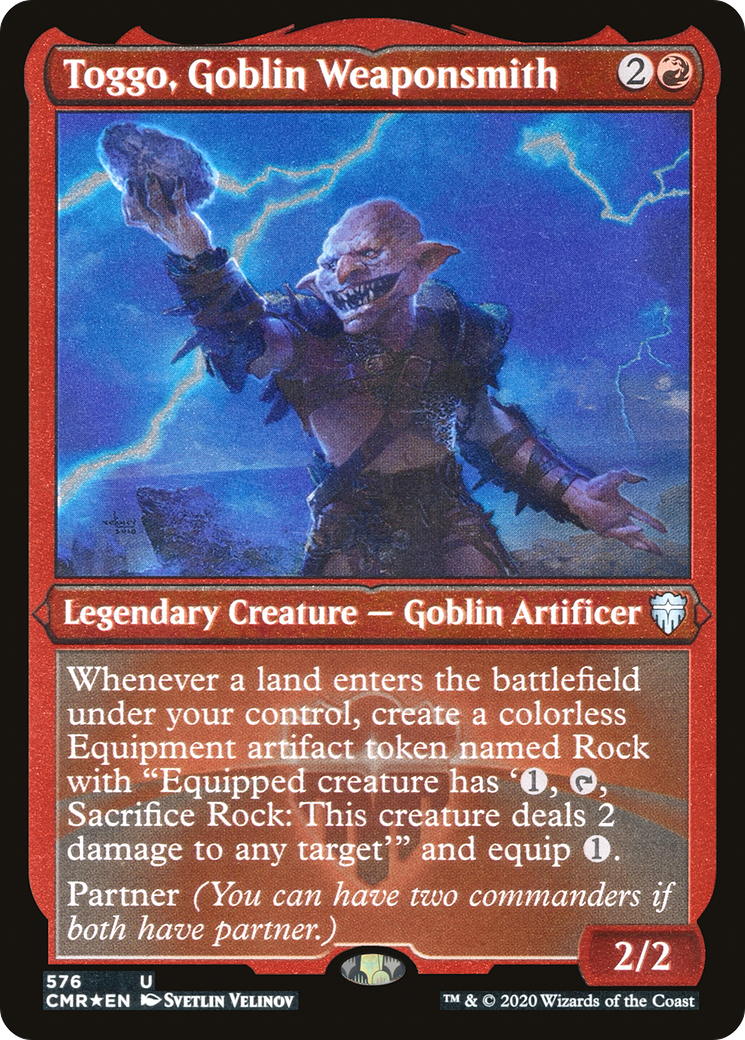 Toggo, Goblin Weaponsmith (576) Foil - Commander Legends