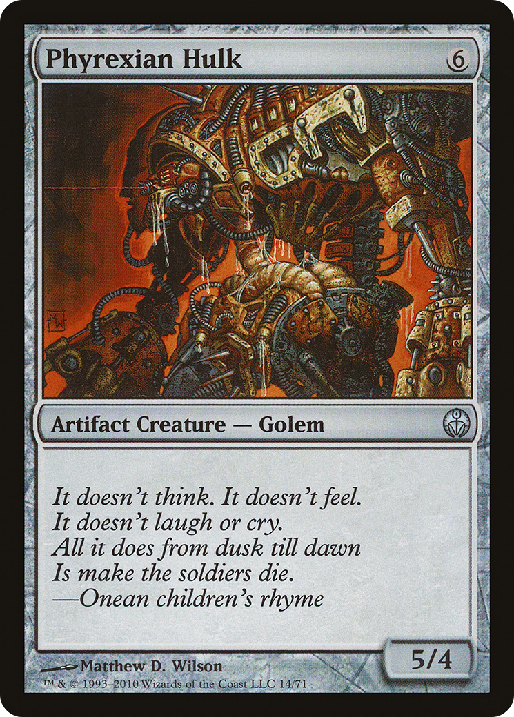Phyrexian Hulk (014) - Duel Decks: Phyrexia vs. the Coalition