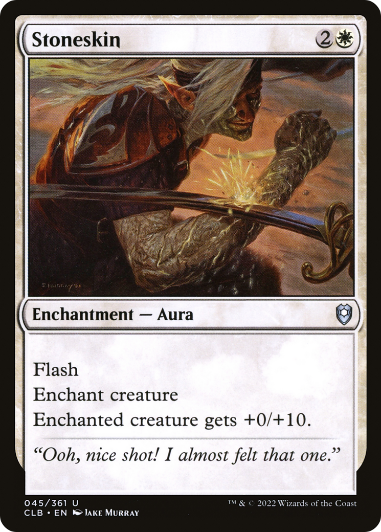 Stoneskin (045) Foil - Commander Legends: Battle for Baldur's Gate