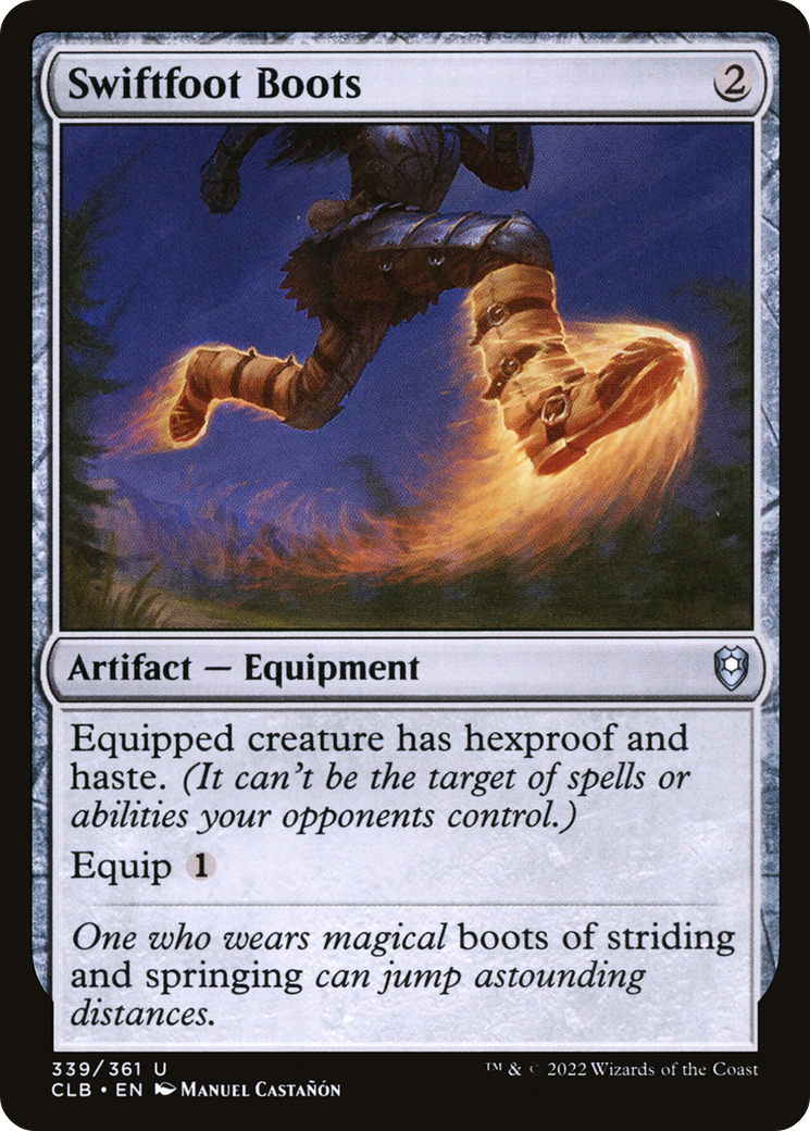 Swiftfoot Boots (339) - Commander Legends: Battle for Baldur's Gate