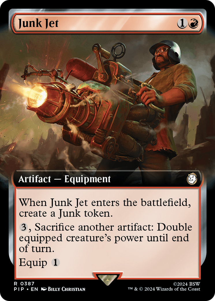 Junk Jet (Extended Art) (387) Foil - Fallout
