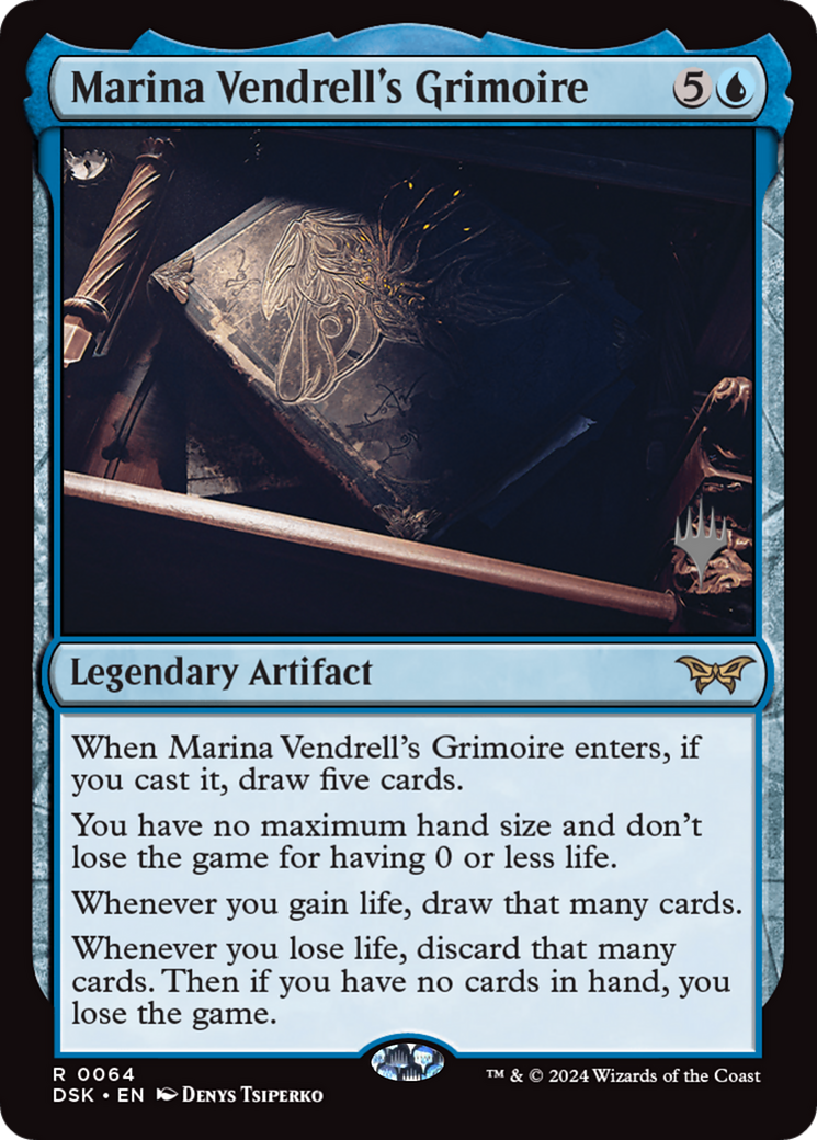 Marina Vendrell's Grimoire (064) Foil - Duskmourn: House of Horror Promos