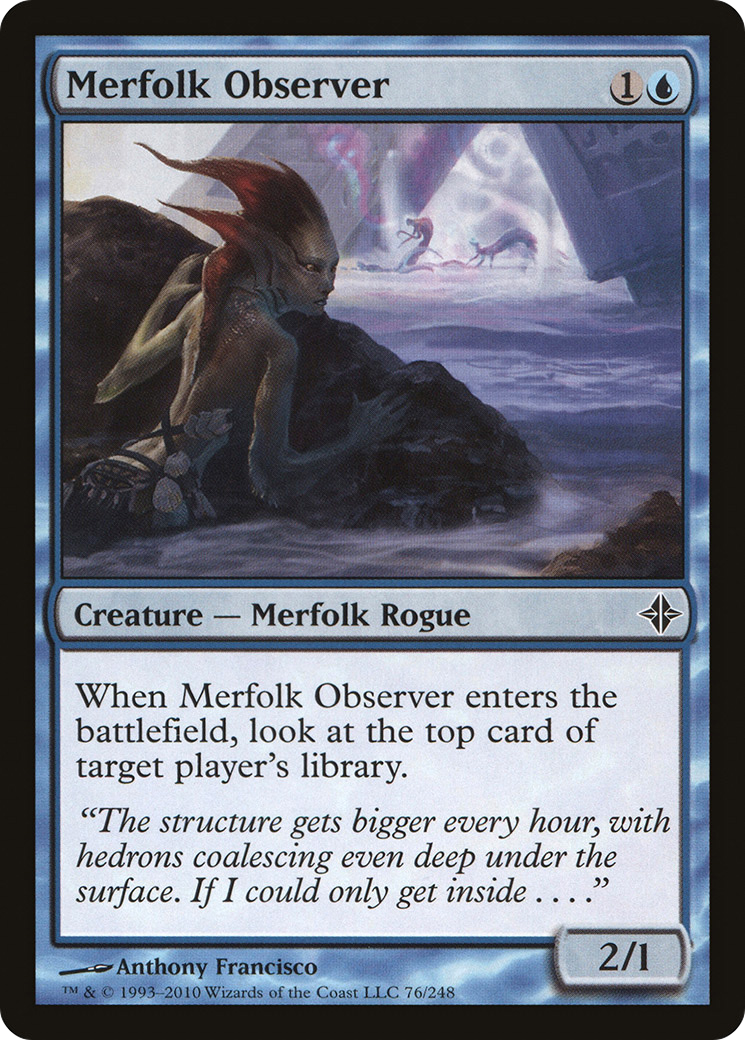 Merfolk Observer (076) - Rise of the Eldrazi