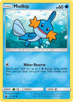 Mudkip (32) Reverse Holofoil - Celestial Storm