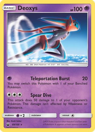 Deoxys (69) Reverse Holofoil - Celestial Storm