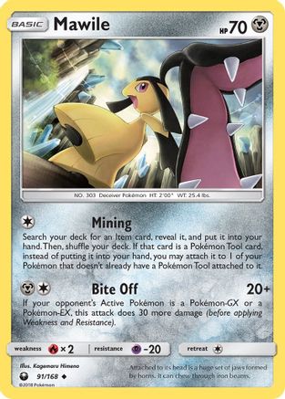 Mawile (91) Reverse Holofoil - Celestial Storm