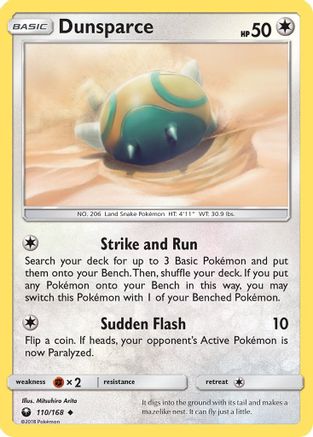 Dunsparce (110) Reverse Holofoil - Celestial Storm