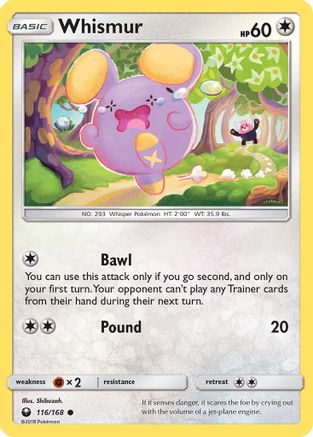Whismur (116) Reverse Holofoil - Celestial Storm