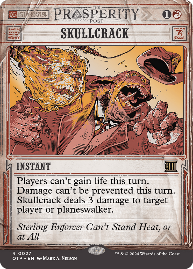 Skullcrack (Showcase) (027) Foil - Breaking News
