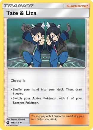 Tate & Liza (148) Reverse Holofoil - Celestial Storm