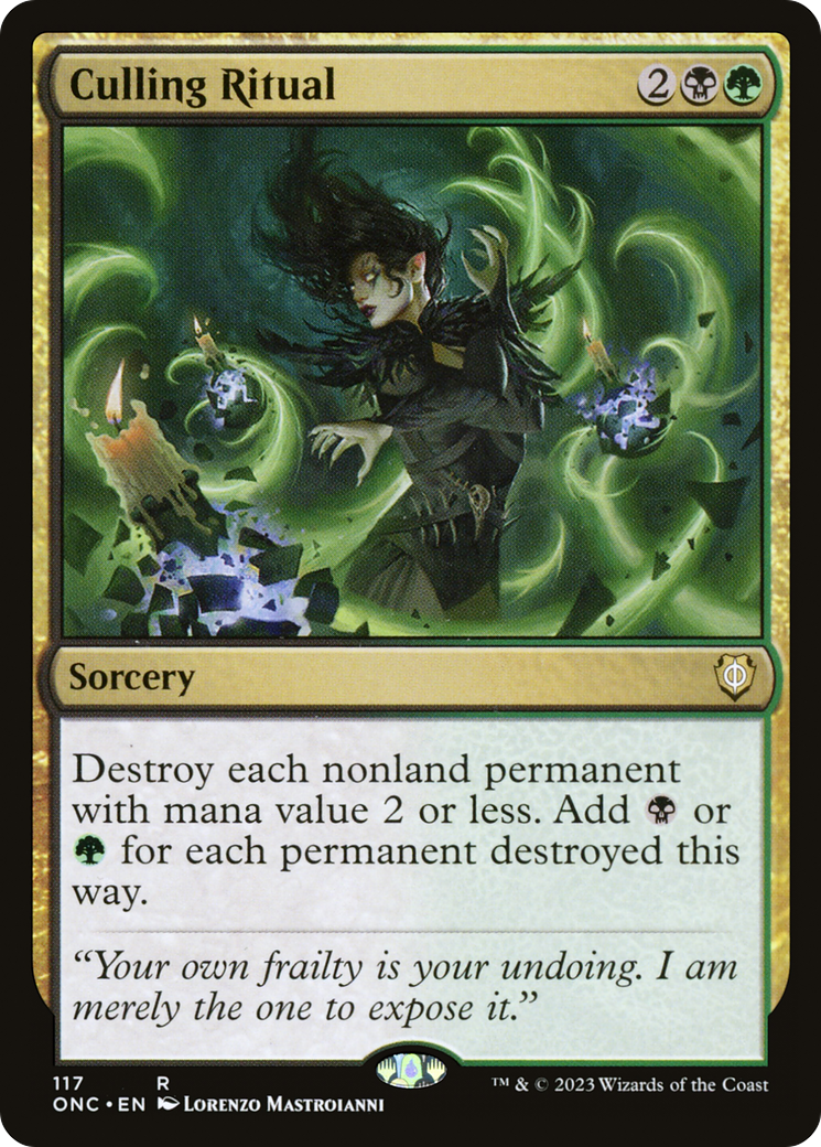 Culling Ritual (117) - Phyrexia: All Will Be One Commander