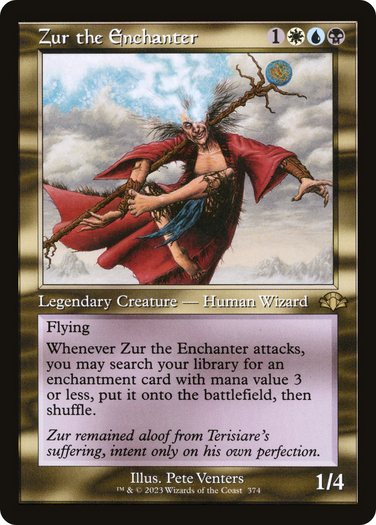 Zur the Enchanter (Retro) (374) Foil - Dominaria Remastered