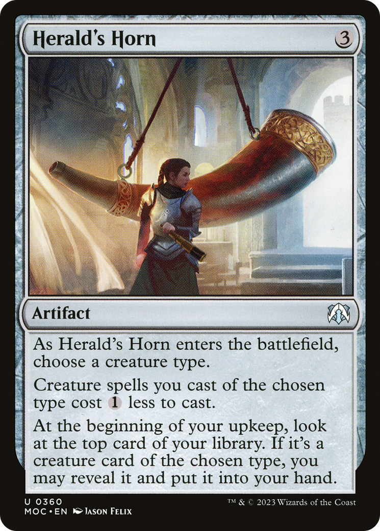 Herald's Horn (360) - March of the Machine Commander