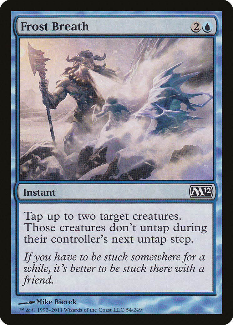 Frost Breath (054) Foil - Magic 2012