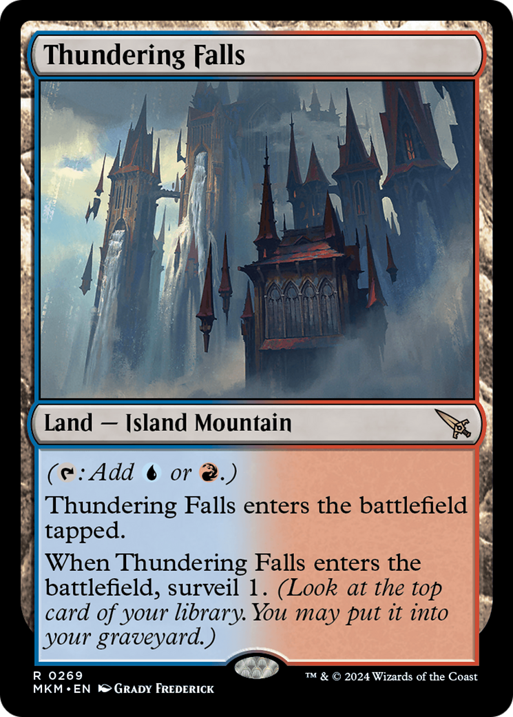 Thundering Falls (269) Foil - Murders at Karlov Manor