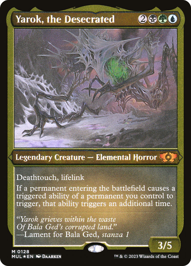 Yarok, the Desecrated (128) Etched - Multiverse Legends