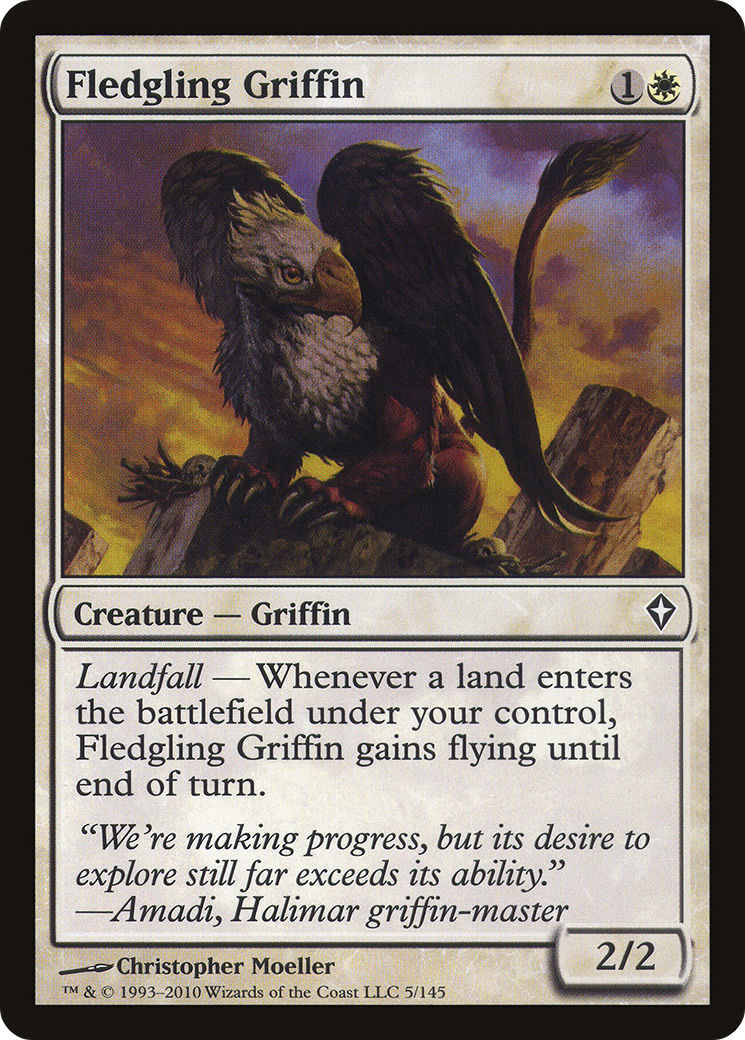 Fledgling Griffin (005) Foil - Worldwake