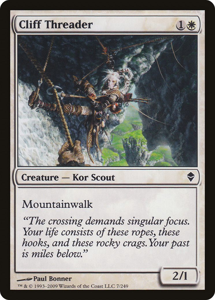 Cliff Threader (007) Foil - Zendikar