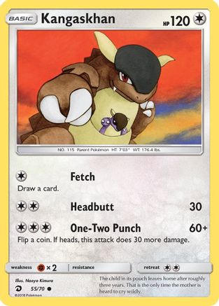Kangaskhan (55) Reverse Holofoil - Dragon Majesty
